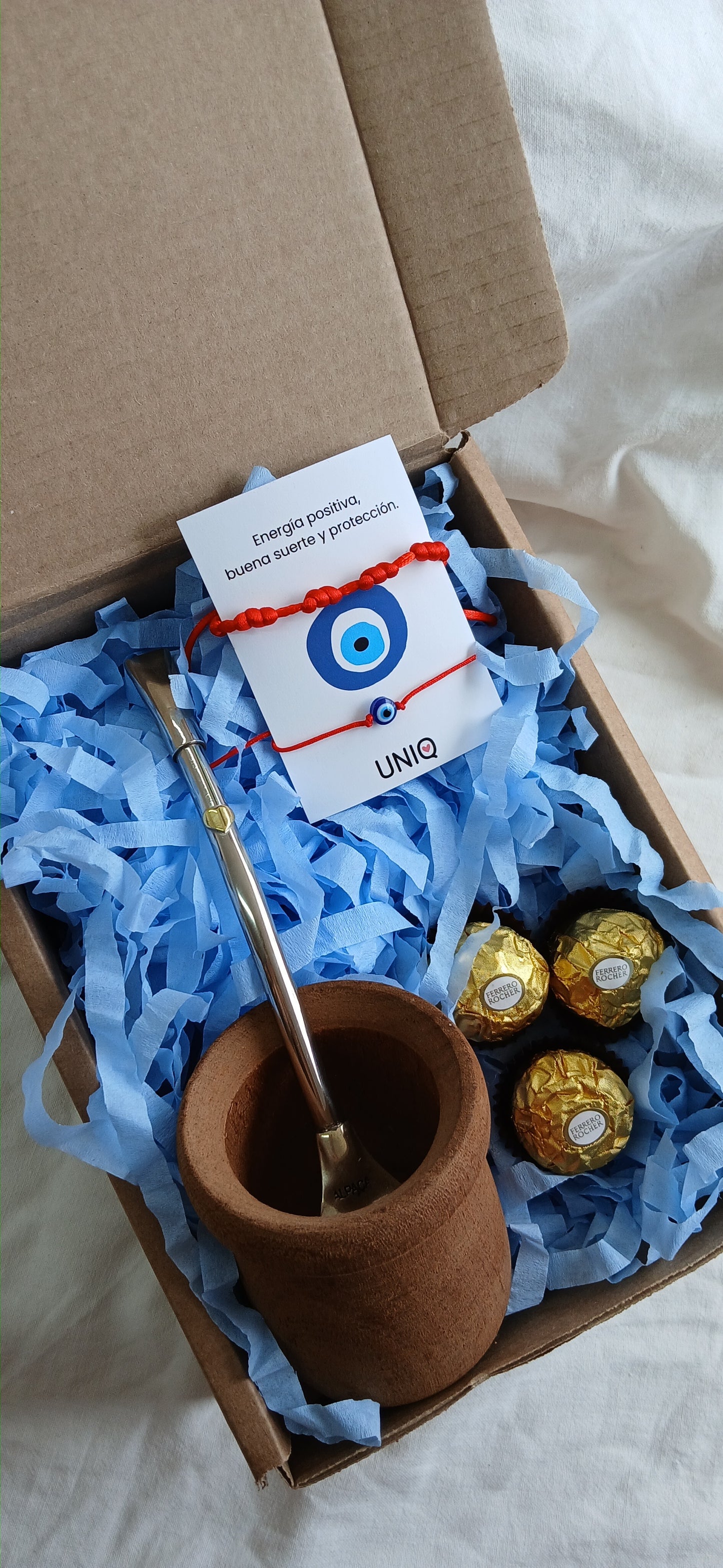 Caja Matera 🧉 - Mate de Madera y Bombilla de Alpaca Personalizable