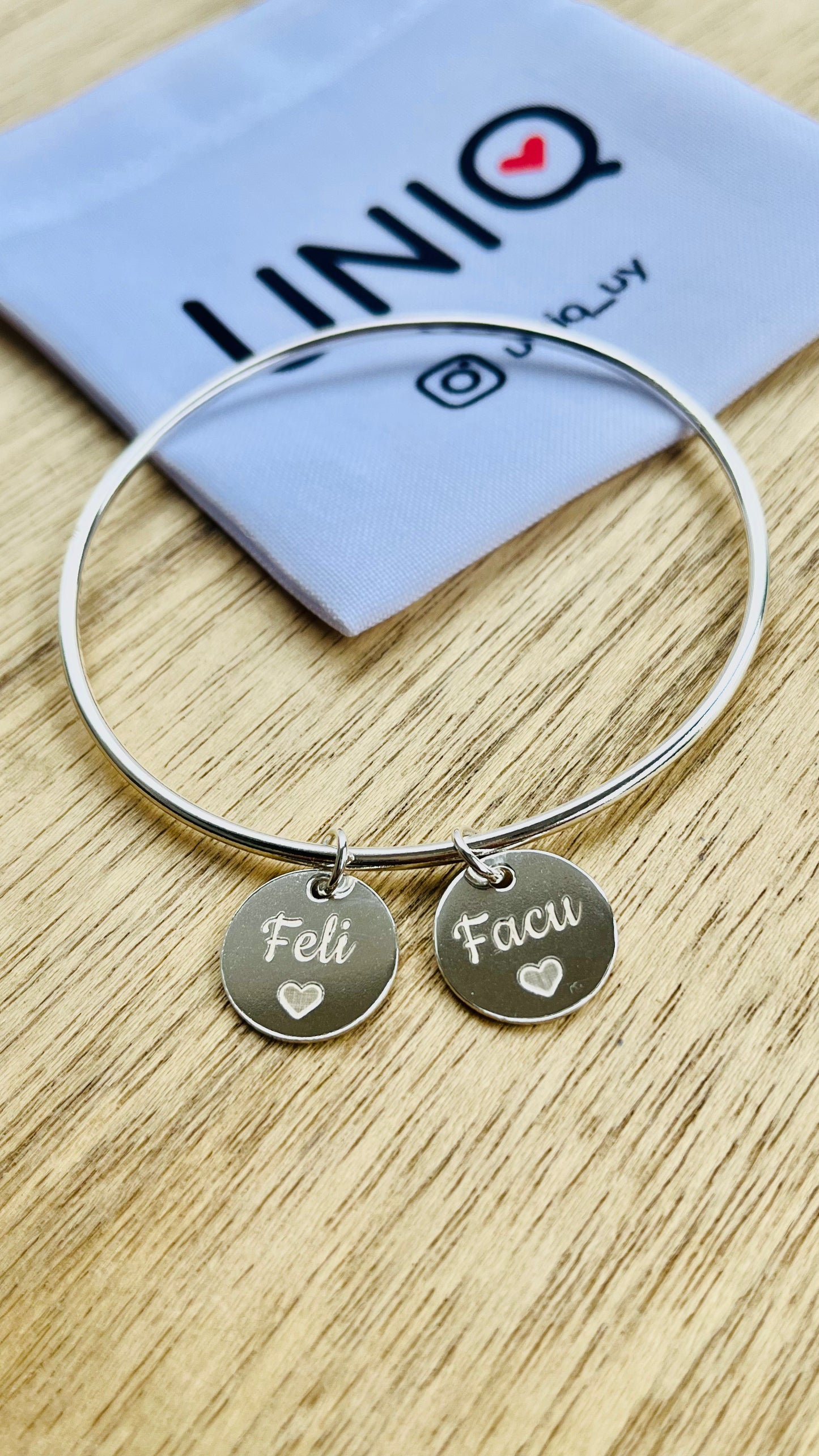 Esclava Clásica Plata 925 Personalizada