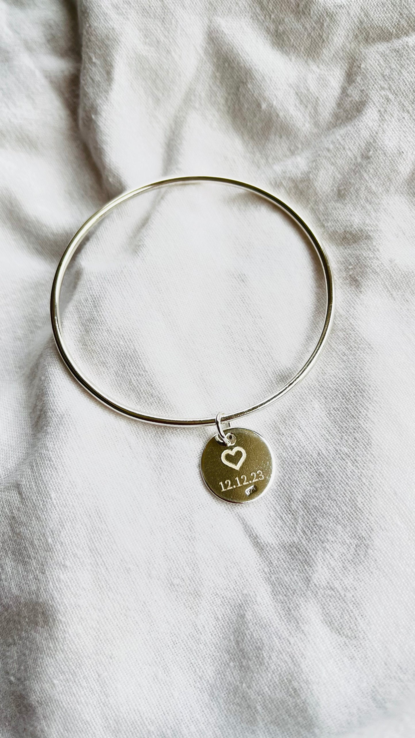 Esclava Clásica Plata 925 Personalizada