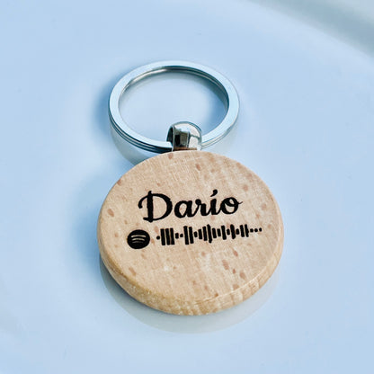 Llavero de Madera Personalizado