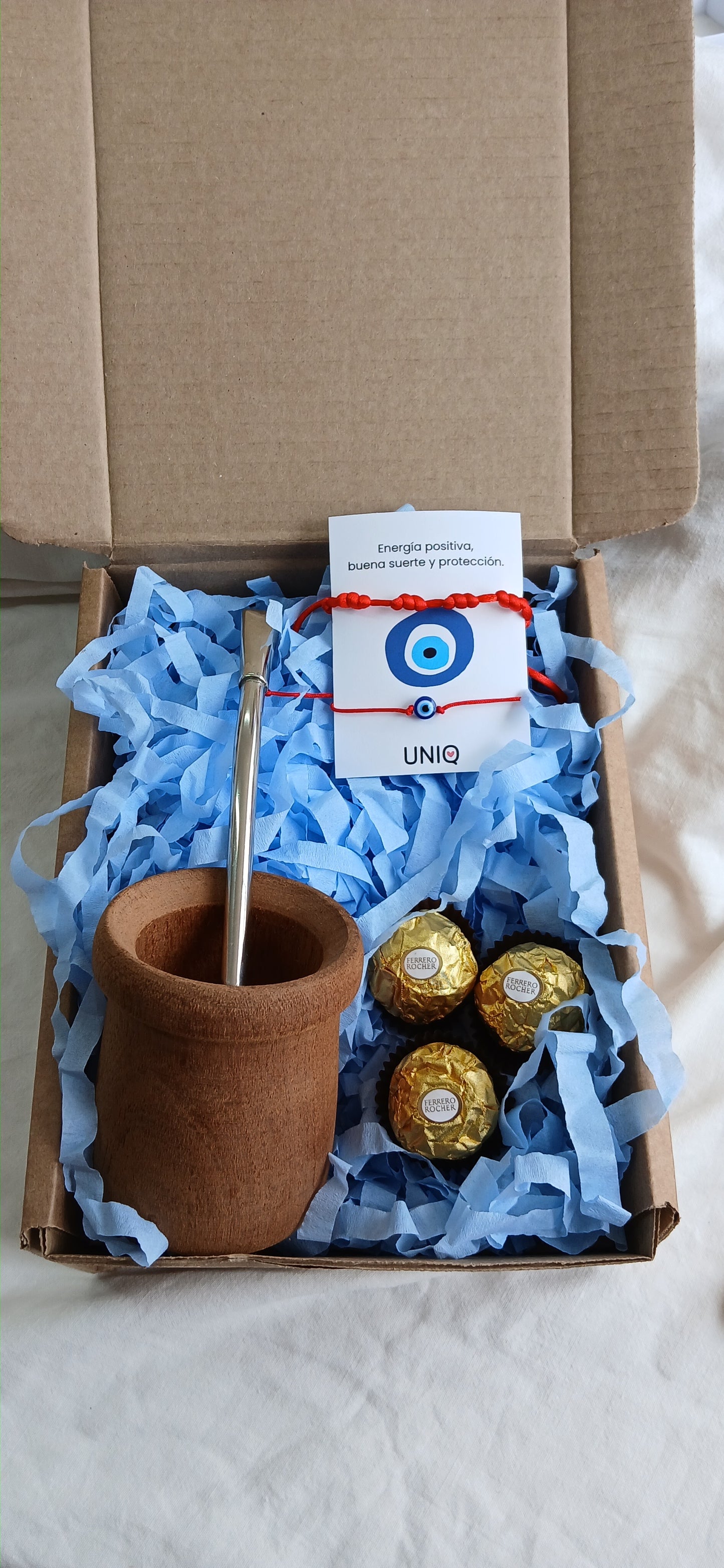 Caja Matera 🧉 - Mate de Madera y Bombilla de Alpaca Personalizable
