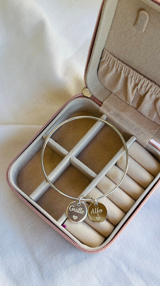 Esclava Clásica Plata 925 Personalizada
